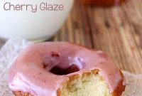 Pillowy Buttermilk Doughnuts with Cherry Glaze