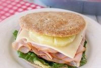 Pineapple Ham and Swiss Sandwich