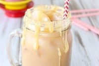 Salted Caramel Iced Latte