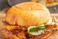 Citrus Glazed Chicken Sandwich