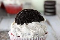 OREO Crush Red Velvet Cupcakes