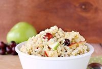 Orchard Quinoa Delight with Tangy Apple Dressing