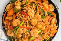 Wok-Tossed Savory Shrimp Noodles