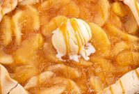 Rustic Caramel Apple Galette