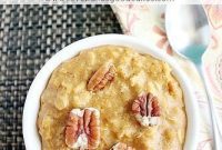 Warm Pumpkin Pie Oatmeal