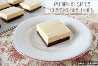 Autumn Spiced Cheesecake Squares