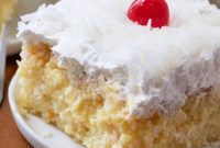 Piña Colada Paradise Cake