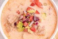 Southwestern King Ranch Chicken Soup