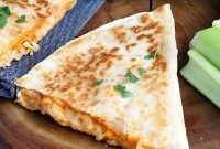 Crispy Buffalo Chicken Quesadillas