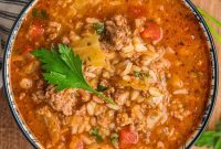 Unstuffed Cabbage Soup