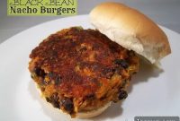 Loaded Nacho Black Bean Burger