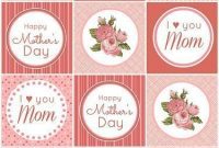 Free Printable Mothers Day Cupcake Decor Tags
