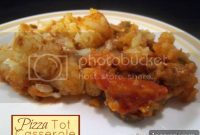 Cheesy Pizza Tot Bake