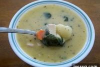 Creamy Pesto Chicken Gnocchi Soup
