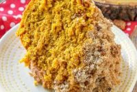 Spiced Pumpkin Streusel Coffee Cake