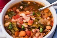 Hearty Ham, Bean, and Cabbage Soup