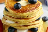 Golden Cornbread Griddlecakes
