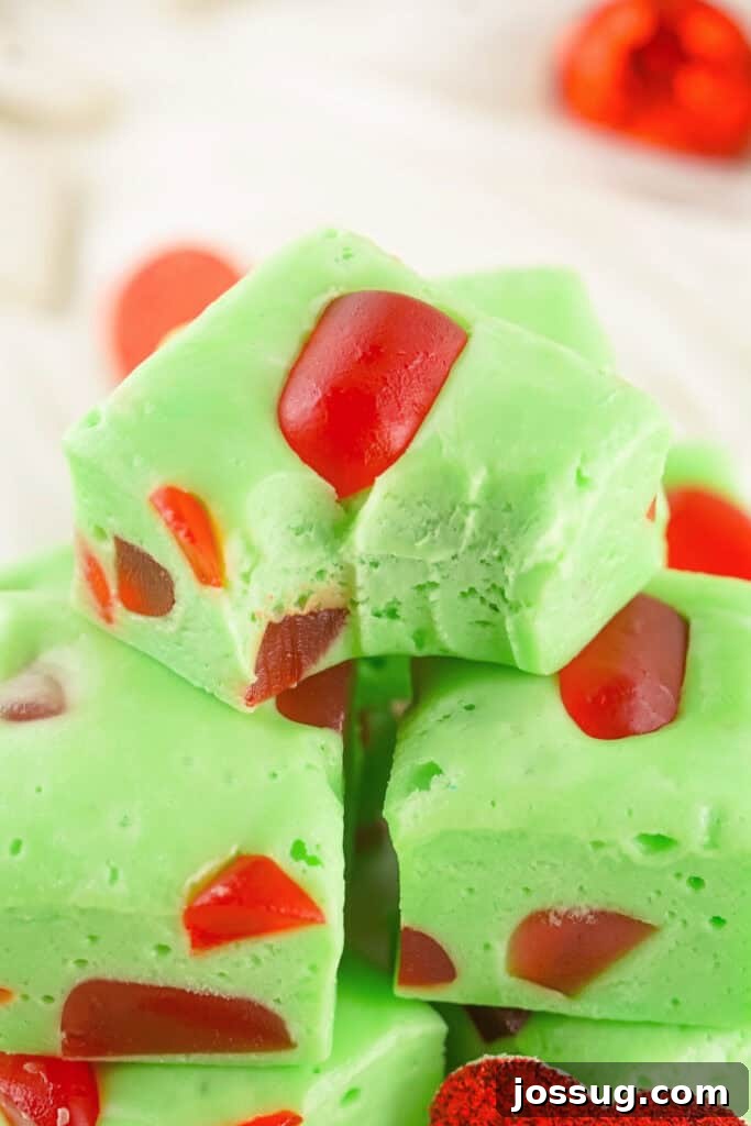 Grinchmas Nougat Nibblers 11 Finished Grinch Nougat.