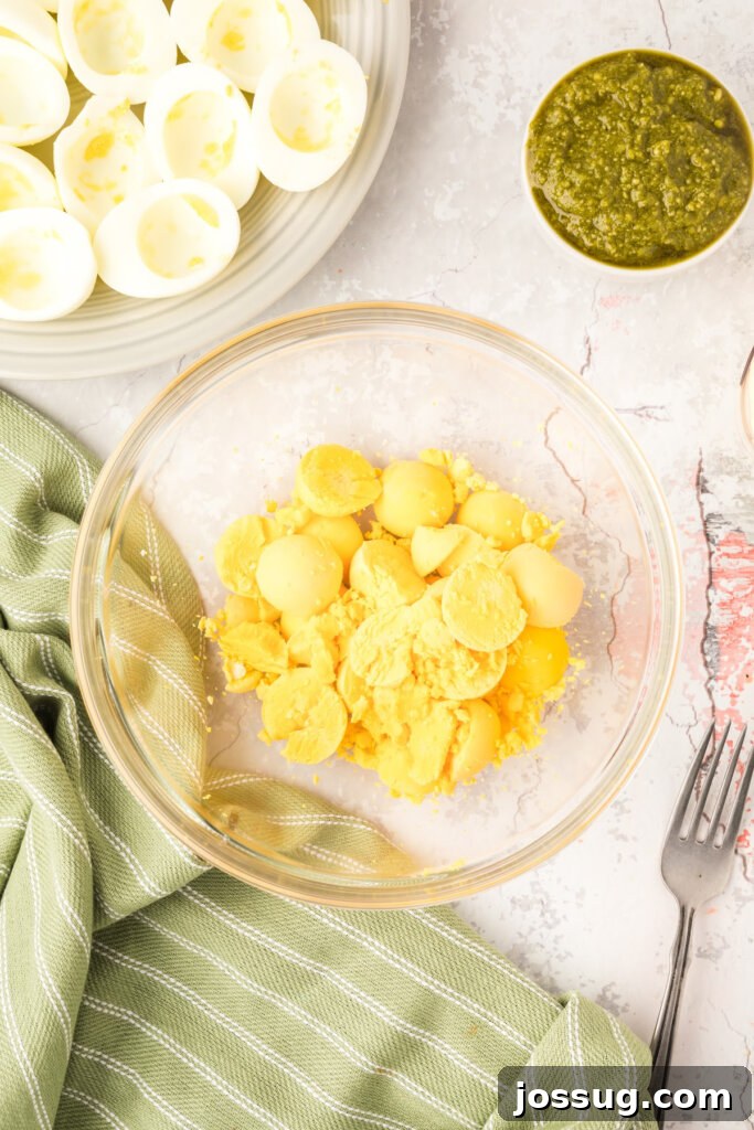 egg yolks in a bowl