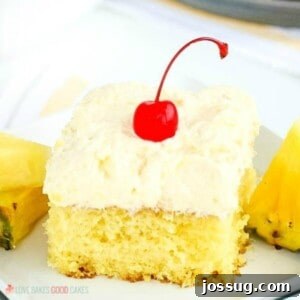 Delicious Pineapple Sunshine Cake with whipped pudding frosting