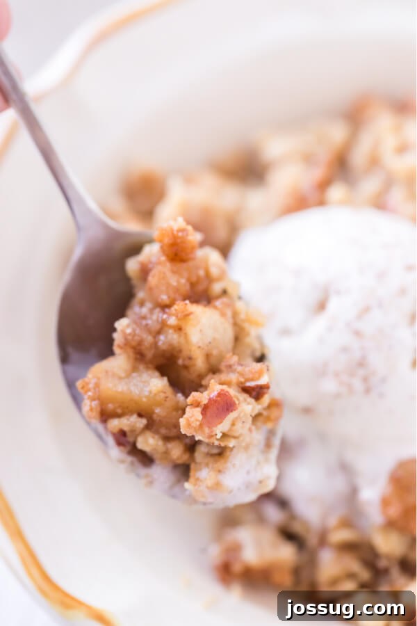 bite of dessert on spoon