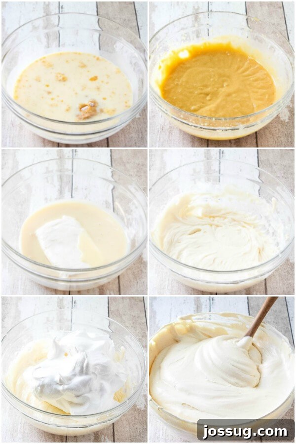 how to make the filling for no-bake banana pudding