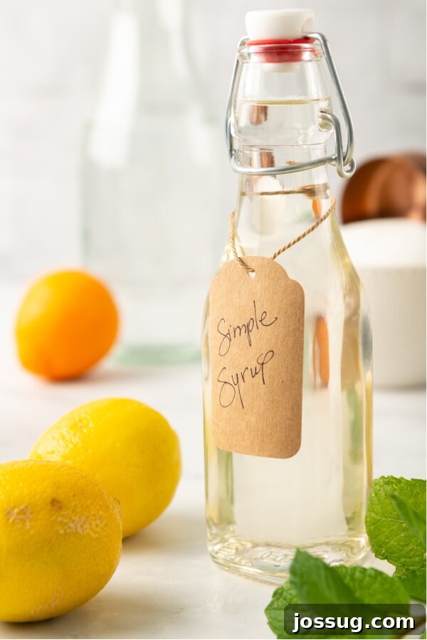 Liquid Gold Sweetener 2 simple syrup in glass bottle