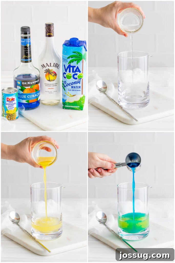 how to assemble the drink