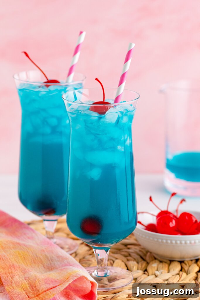 two ocean water cocktails
