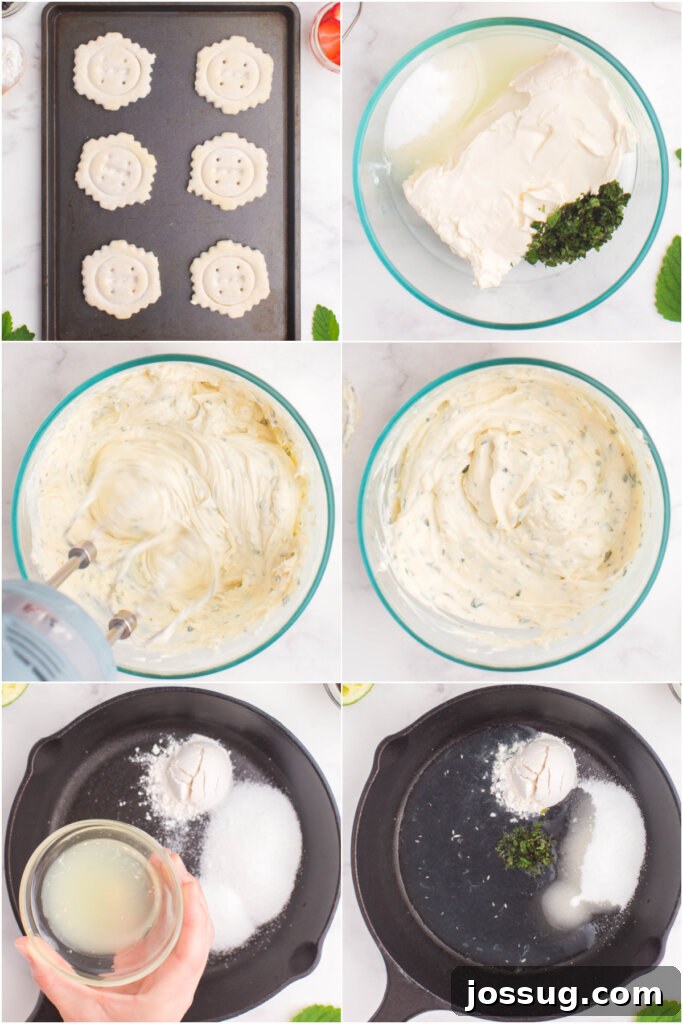 Refreshing Lime Berry Tartlets 4 preparing the puff pastry and filling