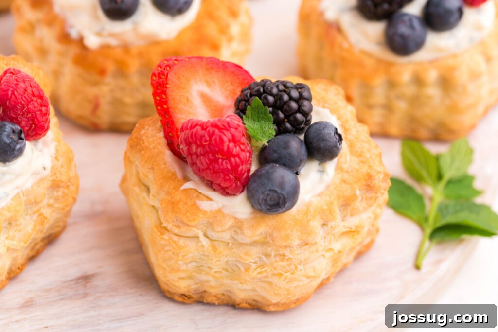 Refreshing Lime Berry Tartlets 6 berry mojito fruit tarts