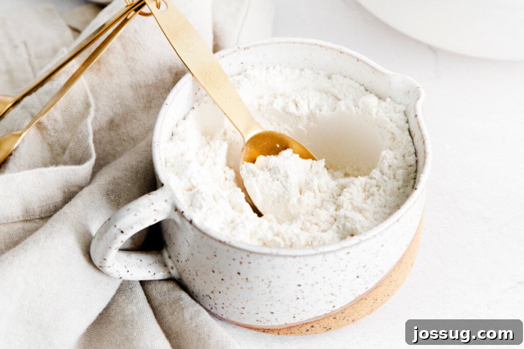 Making Cake Flour at Home 5 Bowl of cake flour