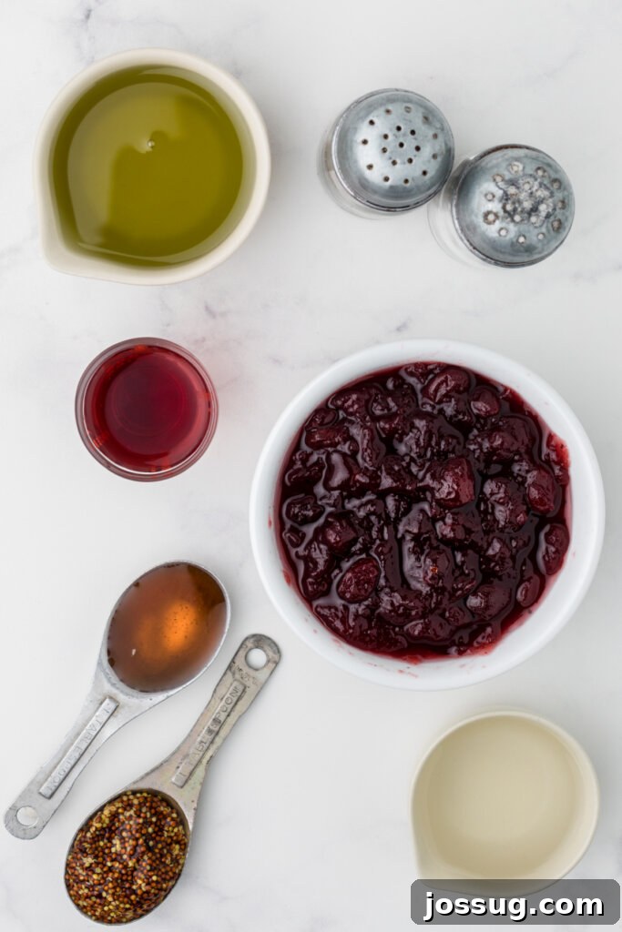 ingredients to make salad dressing