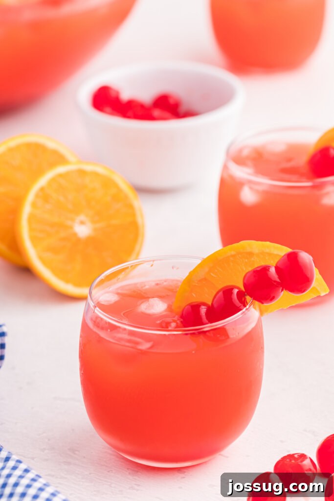 Starlet's Sweet Sparkle 2 shirley temple punch in glass