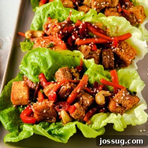 Lettuce wraps in baking sheet