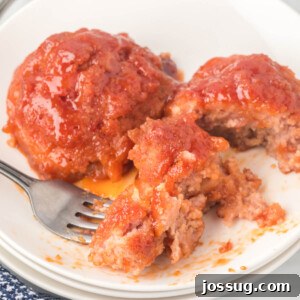 closeup of ham balls on plate