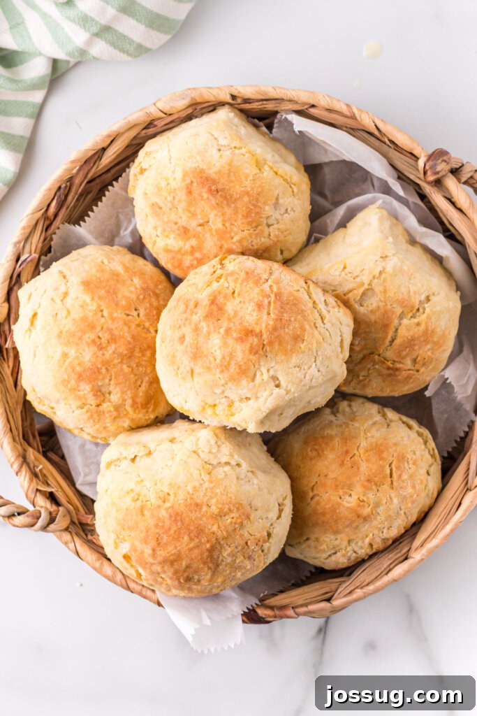 Eastern NC's Signature Cheese Biscuits 4 Looking down onto a basket full of cheese biscuits
