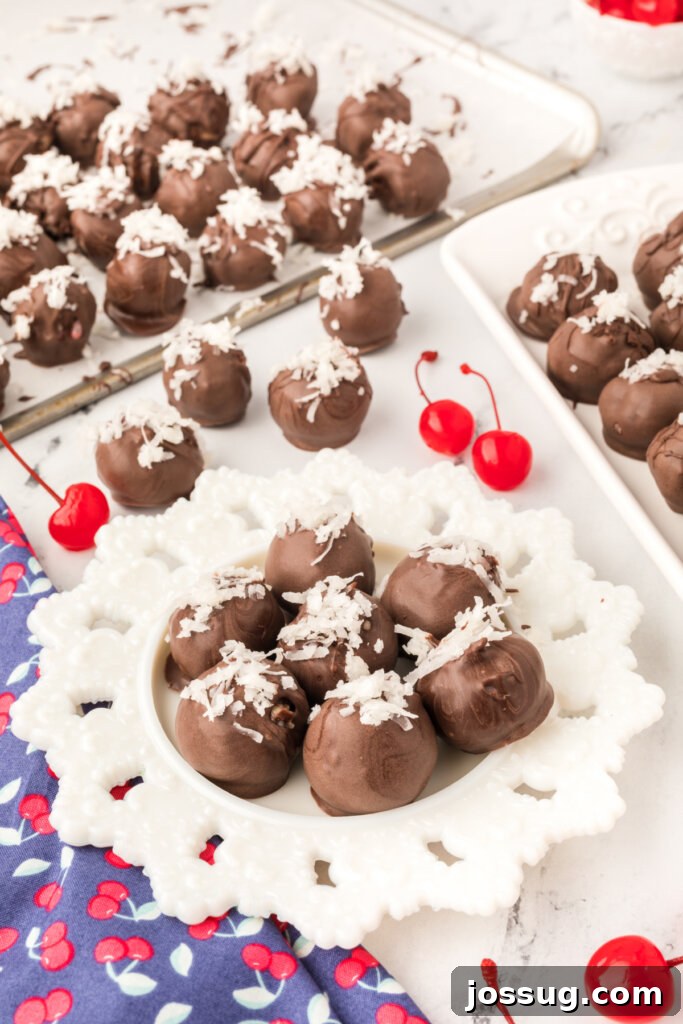 Martha Washington's Sweet Delights 5 martha washington candies on white plate