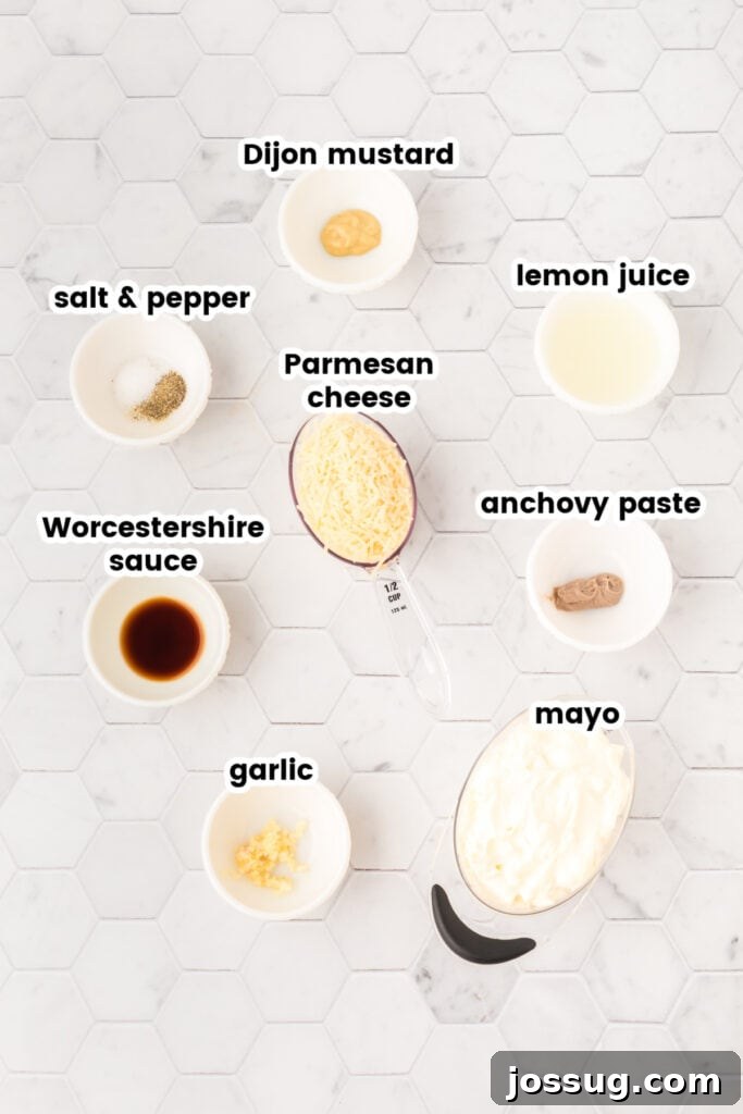 Caesar Salad Reinvented 5 Ingredients to make Caesar salad dressing