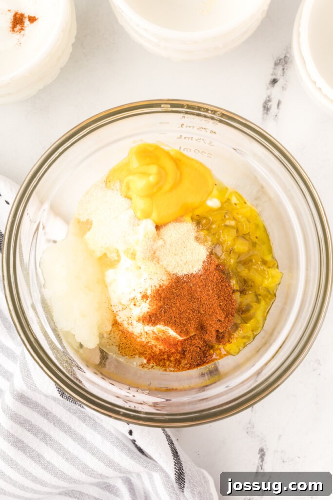 big mac sauce ingredients in a bowl