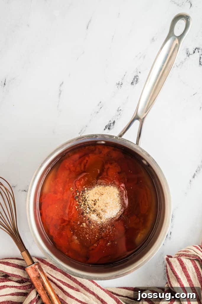 Homemade Arby's Sauce 5 Add all the ingredients to a 2 quart sauce pot and whisk together.