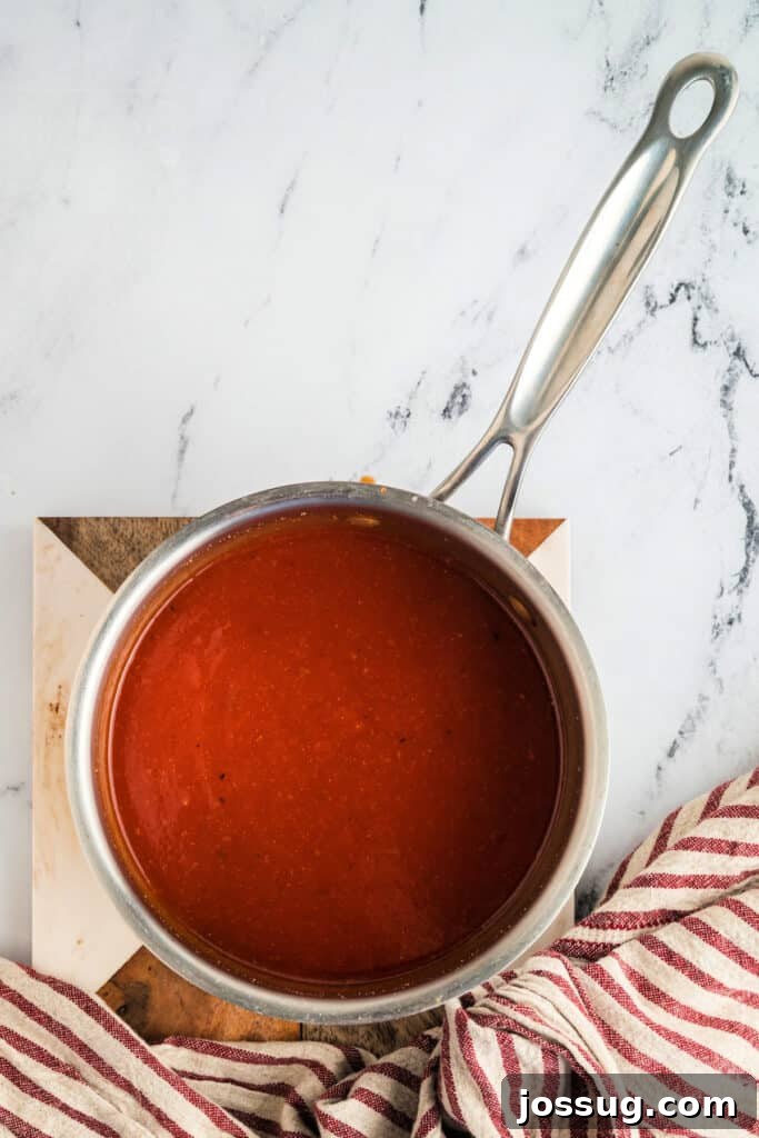 Carefully pour the sauce into an airtight glass jar, such as a mason jar and allow to cool. Store the sauce in the refrigerator in a mason jar for up to 2 weeks.