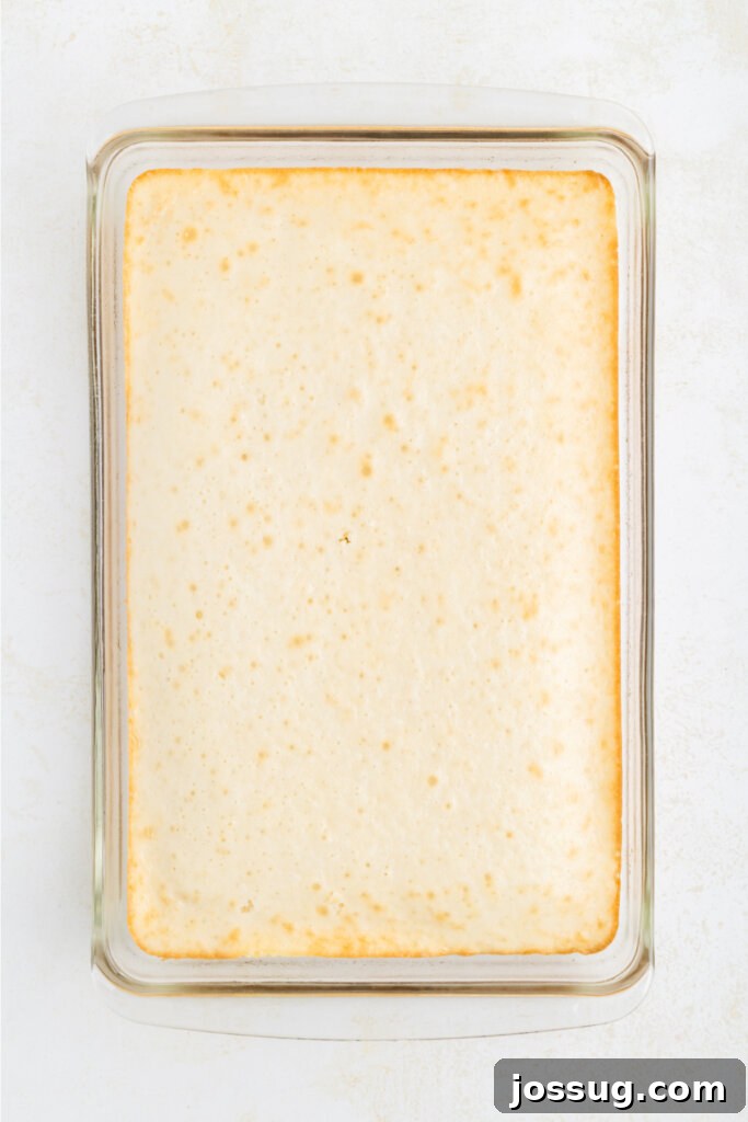 Festive Surprise Poke Cake 7 cake mix baked to box instructions