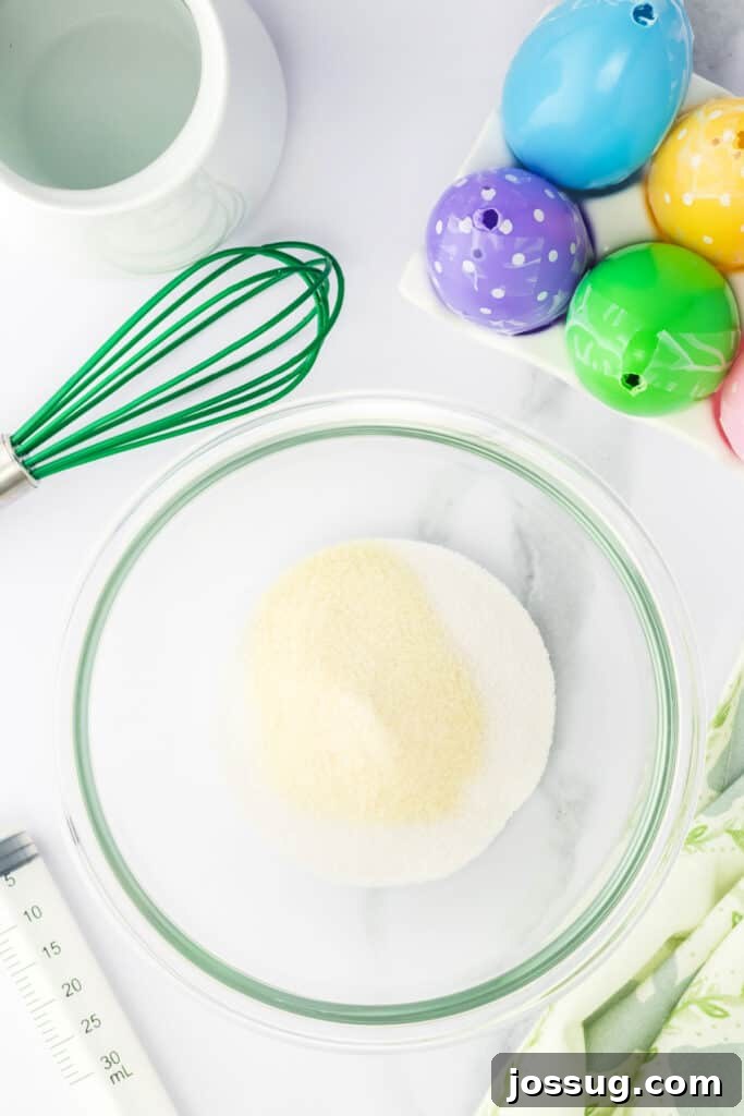 Hoppy Hour Jellies 7 In a small bowl, stir the contents of the jello package and the gelatin.