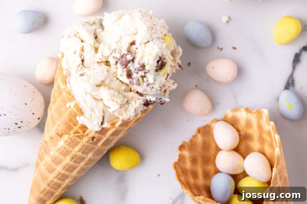 cadbury ice cream scoop in cone
