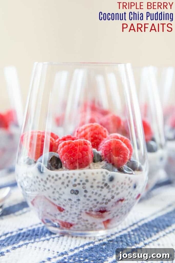 Memorial Day Parfaits with Fresh Fruit