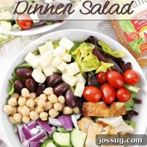 Hearty Italian Chopped Meal Salad 7 Italian Chopped Dinner Salad