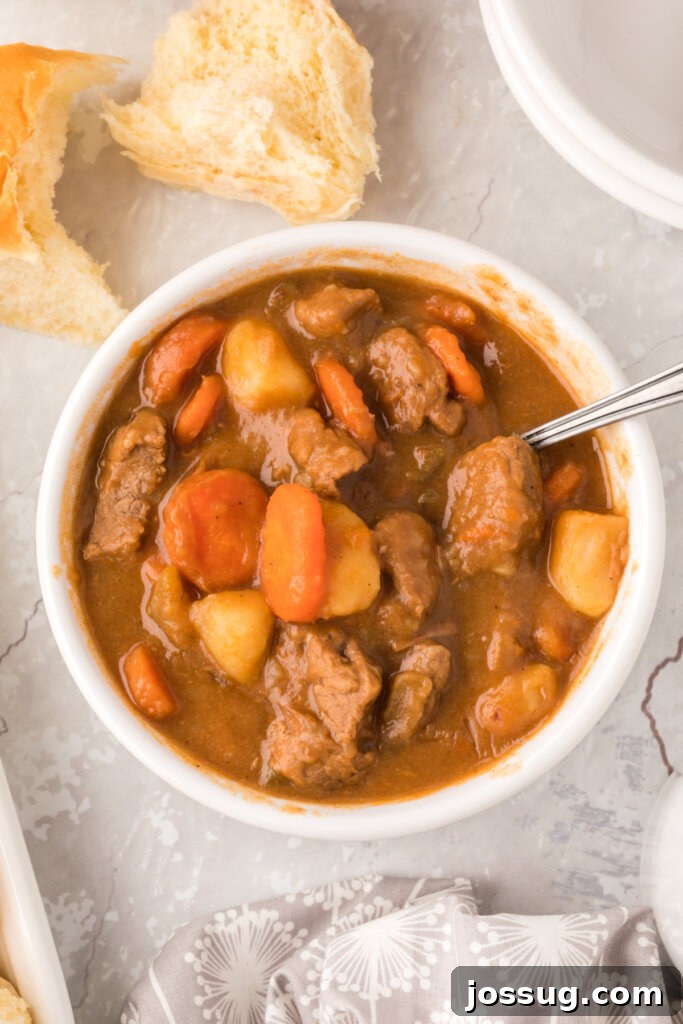 The Ultimate Beef Stew 2 Beef stew in a bowl