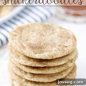 Salted Caramel Snickerdoodles 3 A delicious stack of Caramel-Studded Snickerdoodles, showcasing their perfect golden-brown exterior and cinnamon-sugar coating.