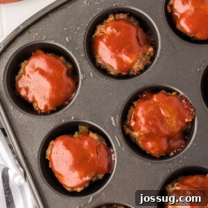 meatloaf muffins in muffin tin